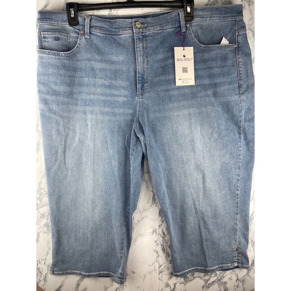 Gloria Vanderbilt Size 24W Amanda Capri Jeans With Built-In Slimming Panel